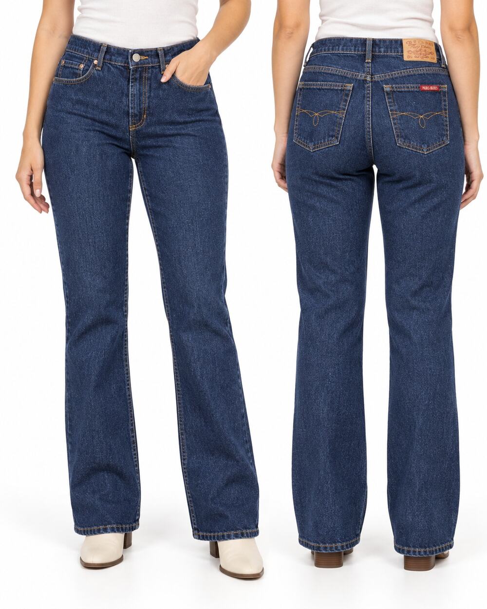 Vintage Paris Blues Originals Jeans Juniors 13 Dark Wash Bootcut Y2K USA